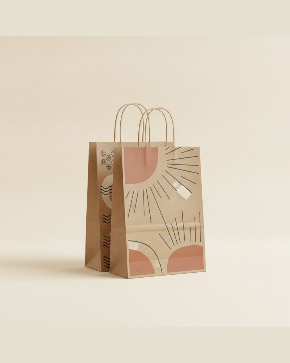 Custom Kraft Takeout Bags product image