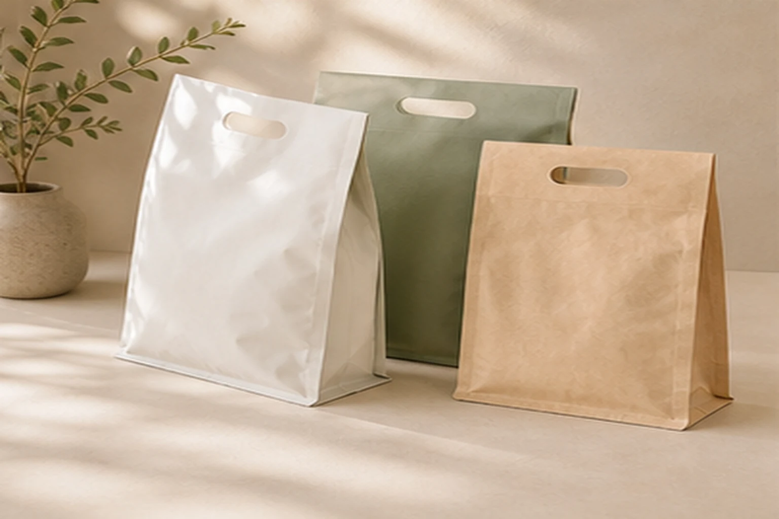 Custom Compostable Mailers With Handles product image