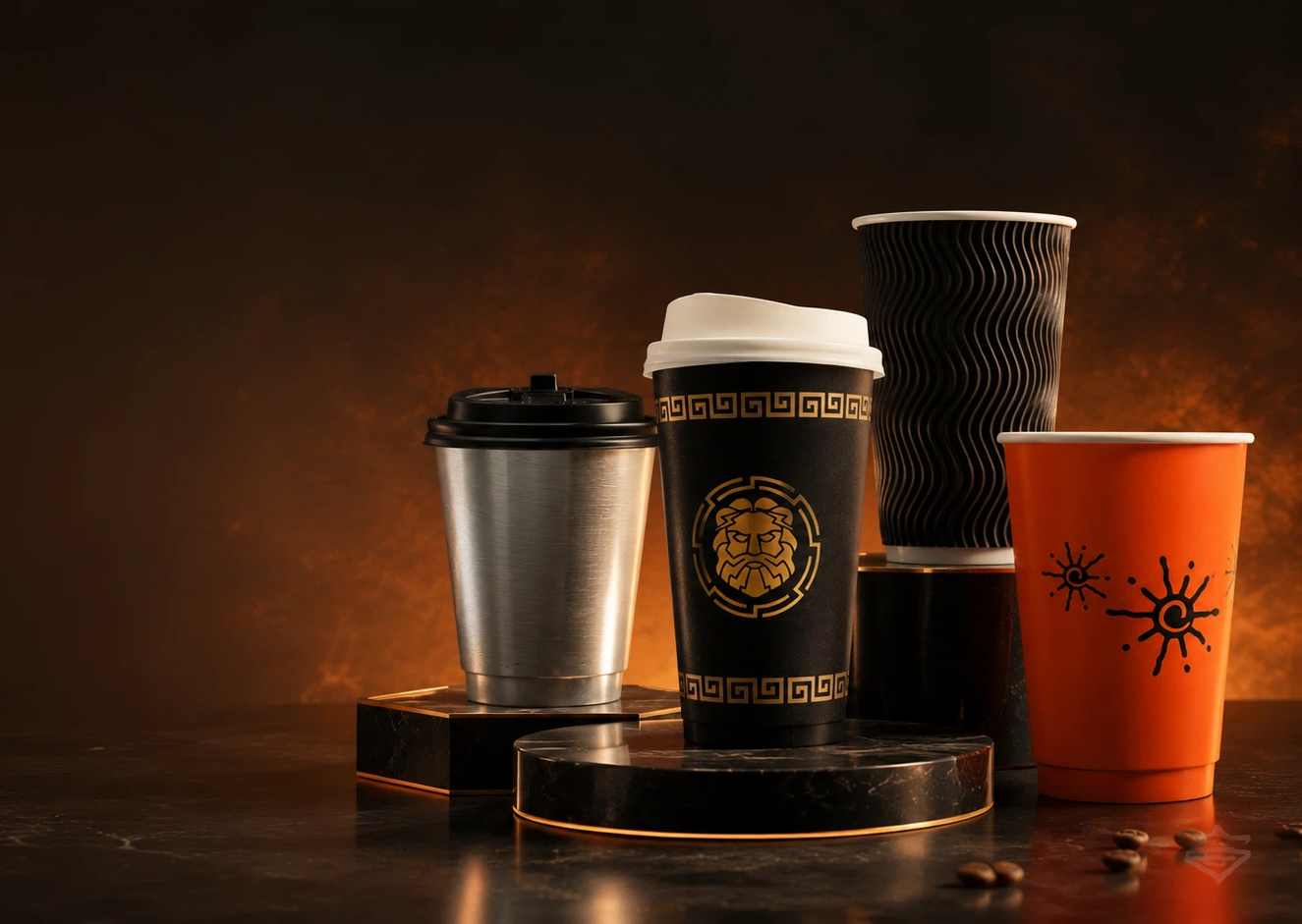 Custom Coffee Hot Drink Cups banner image 3