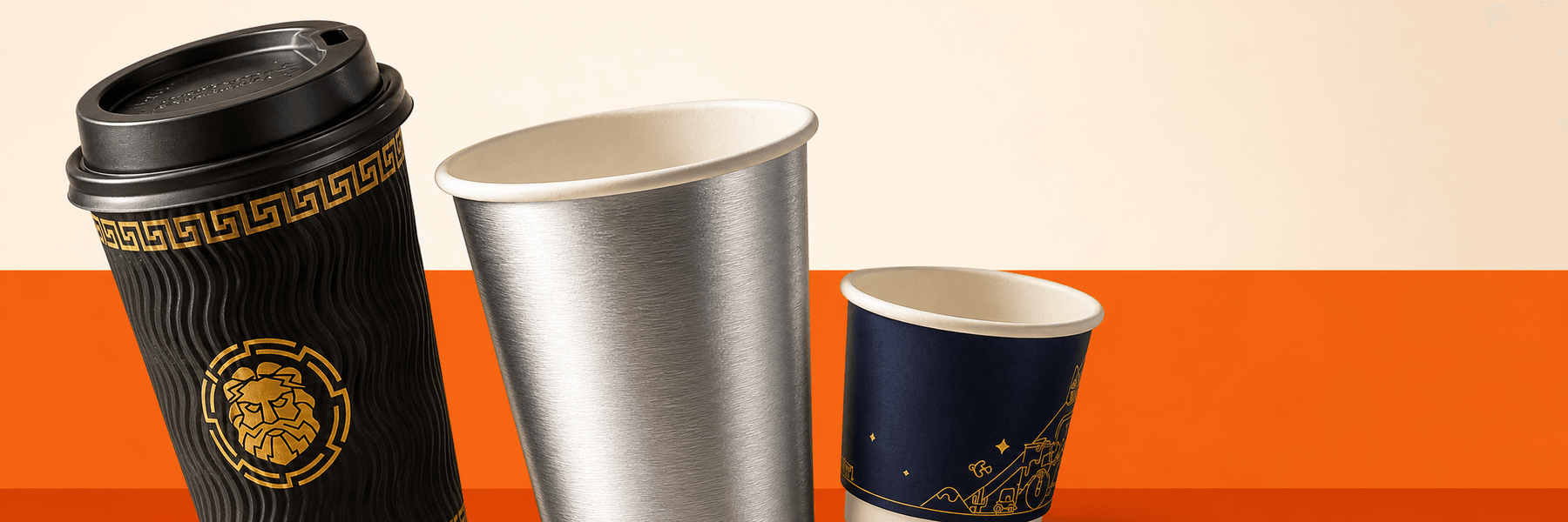 Custom Coffee Hot Drink Cups banner image 10