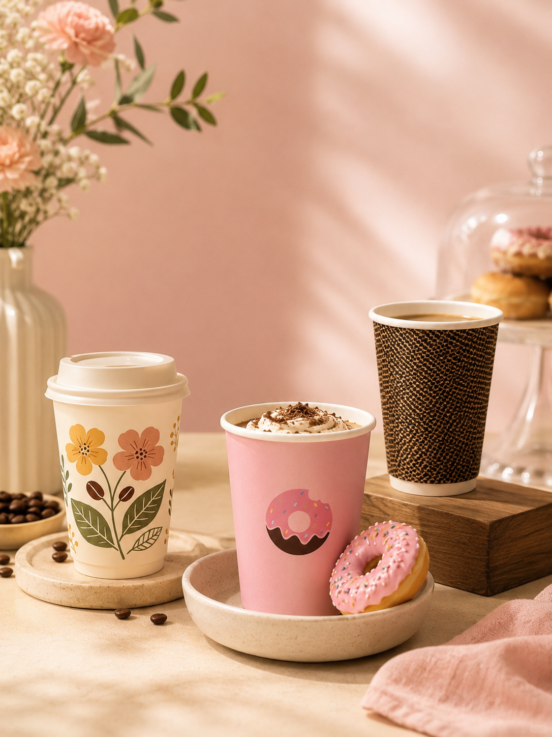 Custom Coffee Cups Compostable banner image 1