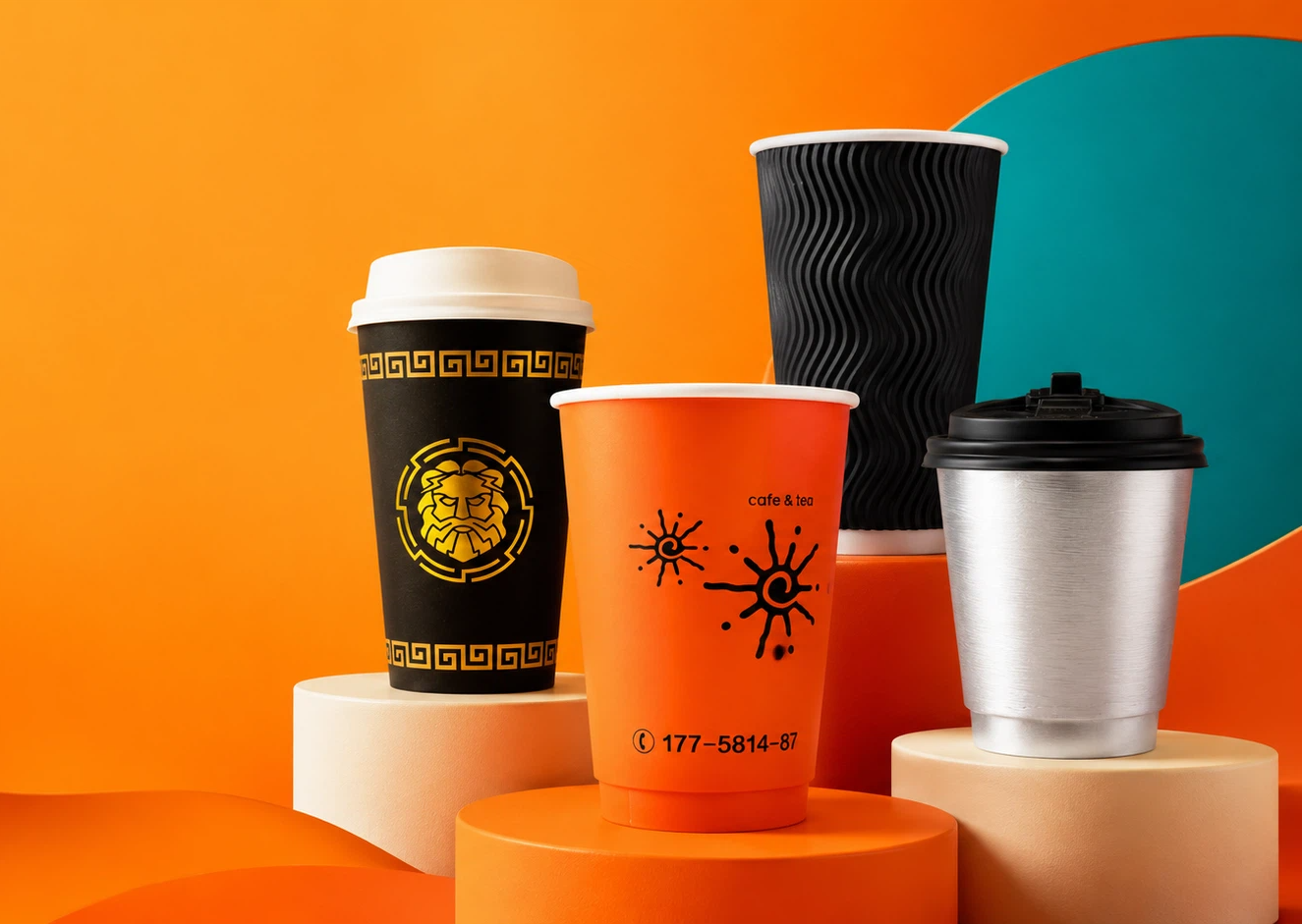 Custom Coffee Cups Aqueous banner image 1
