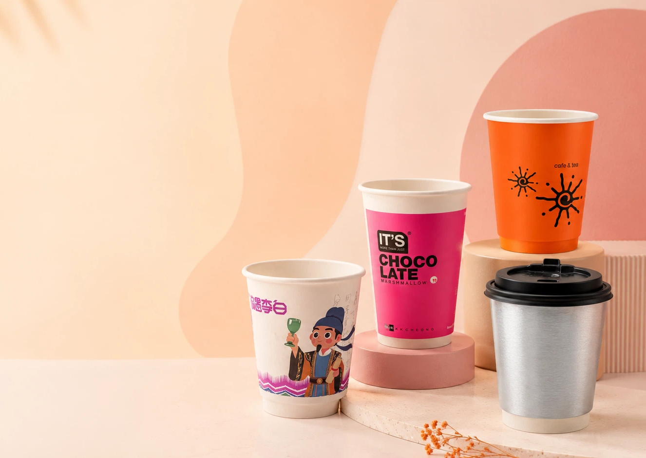Custom Coffee Cups Aqueous banner image 2